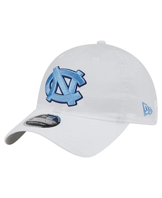 New Era Men's White North Carolina Tar Heels Active Ripstop 9TWENTY Adjustable Hat