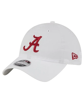 New Era Men's White Alabama Crimson Tide Active Ripstop 9TWENTY Adjustable Hat
