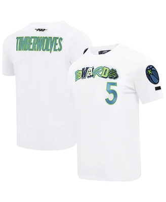 Pro Standard Men's Anthony Edwards White Minnesota Timberwolves City Ransom T-Shirt