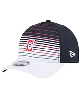 New Era Men's Navy Cleveland Guardians Gradient 9FORTY M-Crown Adjustable Hat