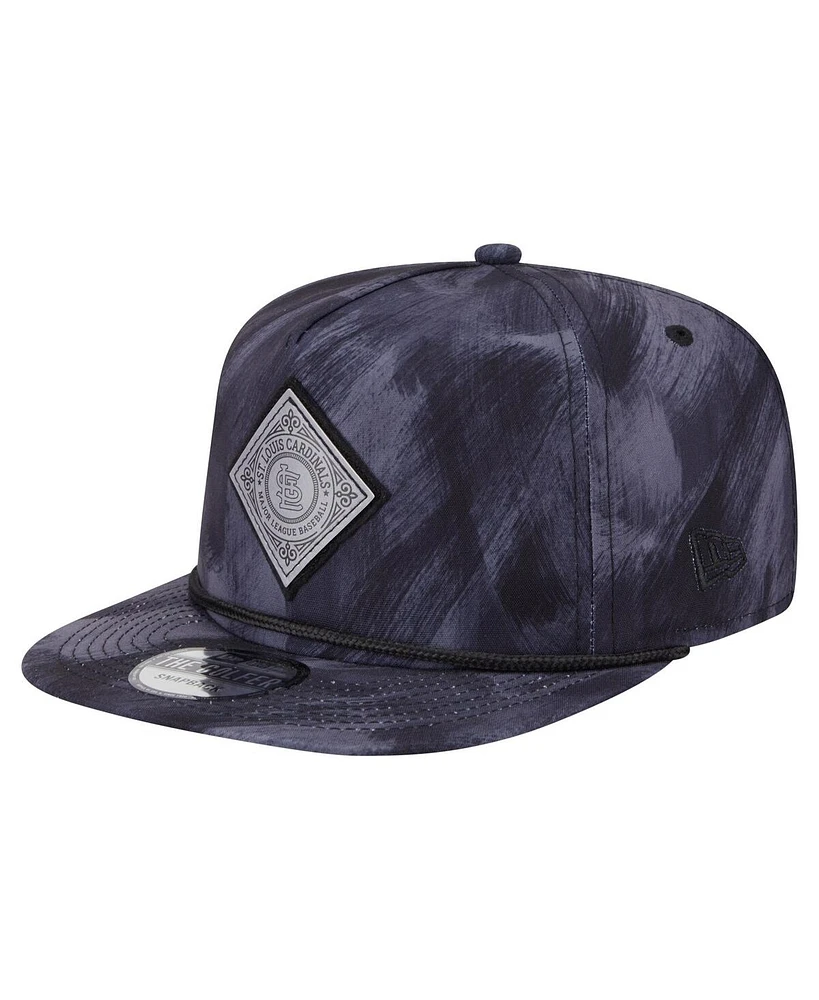 New Era Men's Navy St. Louis Cardinals Printed Golfer Snapback Hat