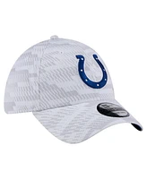 New Era Men's White Indianapolis Colts Gameday Graded 39THIRTY Flex Hat