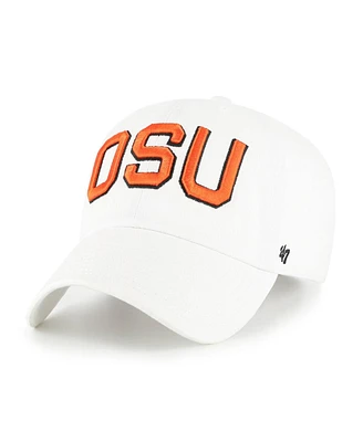 '47 Brand Men's White Oregon State Beavers Vault Clean Up Adjustable Hat