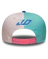 New Era Men's Jack Doohan White/Aqua Alpine 2025 Miami Grand Prix Driver Number 9SEVENTY Adjustable Hat