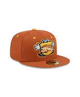 New Era Men's Brown Montgomery Biscuits Theme Nights 59FIFTY Fitted Hat