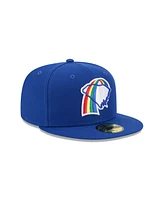 New Era Men's Blue Charleston RiverDogs Theme Nights 59FIFTY Fitted Hat