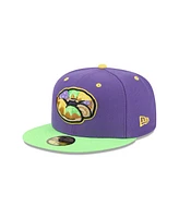 New Era Men's Purple Biloxi Shuckers Theme Nights 59FIFTY Fitted Hat