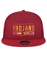 New Era Men's Cardinal Usc Trojans Split Panel 9FIFTY Snapback Trucker Hat