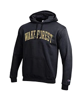 Champion Men's Black Wake Forest Demon Deacons Basic Arch Fleece Pullover Hoodie