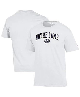 Champion Men's White Notre Dame Fighting Irish Arched Logo T-Shirt
