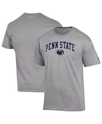 Champion Men's Heather Gray Penn State Nittany Lions Arch Over Logo T-Shirt
