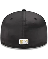 New Era Men's Black Atlanta Braves 2025 59FIFTY Day Gold Leaf Fitted Hat