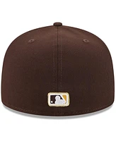 New Era Men's Brown San Diego Padres 2025 59FIFTY Day Fitted with Pins Hat