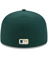 New Era Men's Dark Green Athletics 2025 59FIFTY Day Fitted with Pins Hat