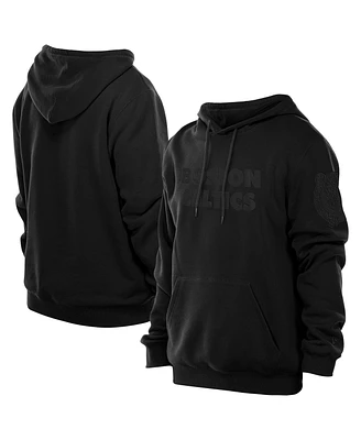 New Era Men's Black Boston Celtics Tonal Premium Pullover Hoodie