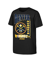 Outerstuff Big Boys and Girls Black Denver Nuggets 2025 Nba Playoffs Hype T-Shirt