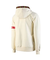 Two Hype x Nba Men's Cream Atlanta Hawks Culture Hoops Collection Premium Pullover Hoodie