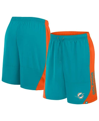 Fanatics Men's Aqua Miami Dolphins No Defense Shorts