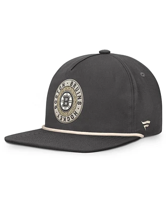 Fanatics Men's Charcoal Boston Bruins Closer Adjustable Hat