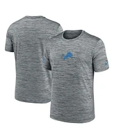 Nike Men's Gray Detroit Lions Sideline Velocity Performance T-Shirt