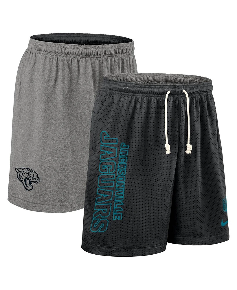 Nike Men's Black Jacksonville Jaguars Sideline Reversible Performance Shorts
