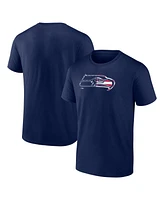 Logo Athletic Men's Navy Seattle Seahawks Americana T-Shirt
