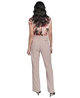 Calvin Klein Petite High Rise Modern Fit Pants