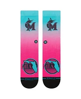 Stance Men's and Women's Pink Miami Marlins 2025 City Connect Crew Socks
