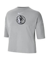 Nike Women's Silver Dallas Mavericks 2024/25 City Edition Courtside Boxy T-Shirt