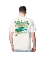 Margaritaville Men's Cream Dallas Stars Time Flies T-Shirt