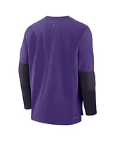 Nike Men's Purple Arizona Diamondbacks 2025 City Connect Authentic Collection Lightweight Player Performance Long Sleeve T-Shirt