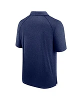 Logo Athletic Men's Heather Navy Dallas Cowboys Making Waves Raglan Polo Shirt