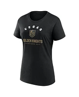 Logo Athletic Women's Black Vegas Golden Knights Unrivaled T-Shirt