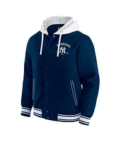 Fanatics Men's Navy New York Yankees Full-Snap Hooded Jacket