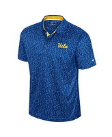 Colosseum Men's Royal Ucla Bruins Sublimated Golf Polo Shirt