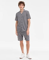 Karl Lagerfeld Paris Men's Zig-Zag Shirt