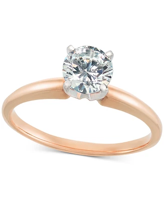 Diamond (1 ct. t.w.) Engagement Ring 14K White, Yellow or Rose Gold