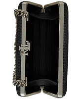 Lauren Ralph Lauren Woven Leather Small Franki Clutch