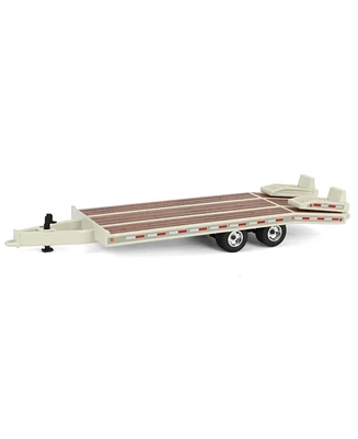 First Gear Dcp 1/64 Beavertail Equipment Trailer, Marshmallow White 60-1993