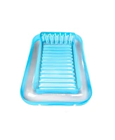 Swimline Original Suntan Tub Relaxing Outdoor Cushioned Water Lounge Float, Blue