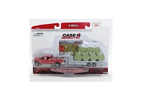 1/64th Dodge Ram Pickup w/Gooseneck Trailer & Bales by Ertl