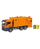 Bruder 1/16 Man Tgs Orange Garbage Truck