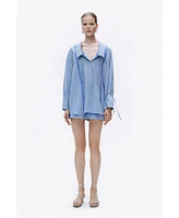 Nocturne Women's Shirt with Woven Label Details