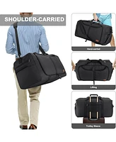 Vs Vogshow 120L Duffle Bag for Travel, Large Foldable Waterproof Travel Duffel Bags Weekender Overnight Bag for Men and Women with Shoe Compartment Ba