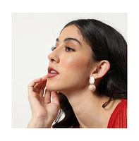 Sohi Women's Circular Drop Earrings