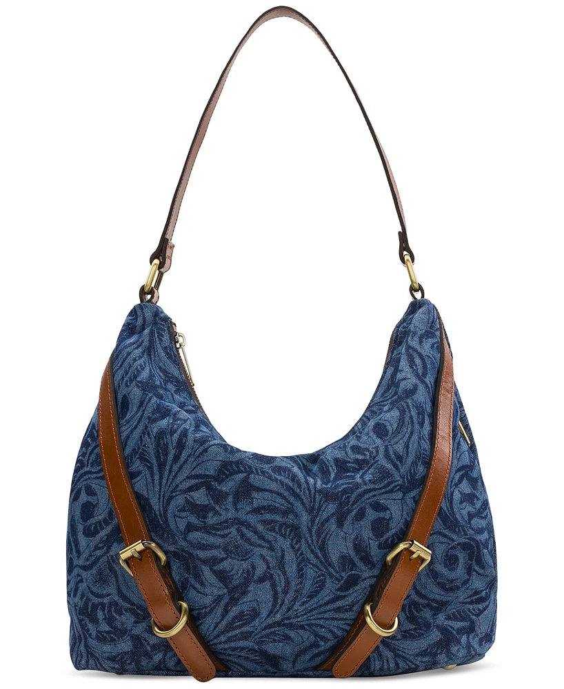 Patricia Nash Elia Small Denim Hobo Bag