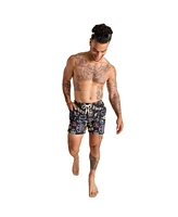 Chubbies Men's 5.5" Black Pittsburgh Steelers The Neon Lined Classic Swim Trunks