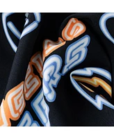 Chubbies Men's 5.5" Black Los Angeles Chargers The Neon Lined Classic Swim Trunks