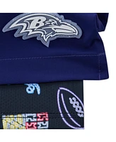Chubbies Men's 5.5" Purple Baltimore Ravens Lined Classic Swim Trunks