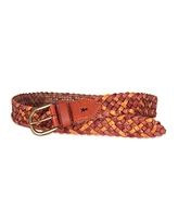 Frye Women's Tonal Woven Leather Belt